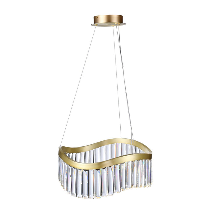Artcraft - AC12206BR - LED Chandelier - Jules - Brass