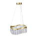Artcraft - AC12206BR - LED Chandelier - Jules - Brass