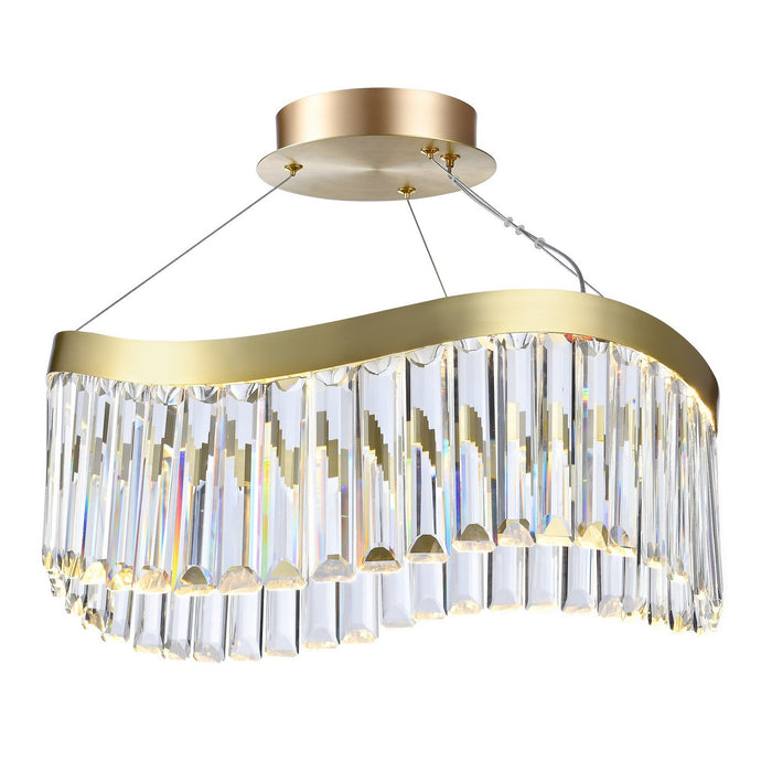 Artcraft - AC12206BR - LED Chandelier - Jules - Brass