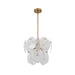 Artcraft - AC12210BR - Four Light Pendant - Lily - Brushed Brass