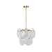 Artcraft - AC12210BR - Four Light Pendant - Lily - Brushed Brass