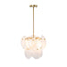 Artcraft - AC12210BR - Four Light Pendant - Lily - Brushed Brass