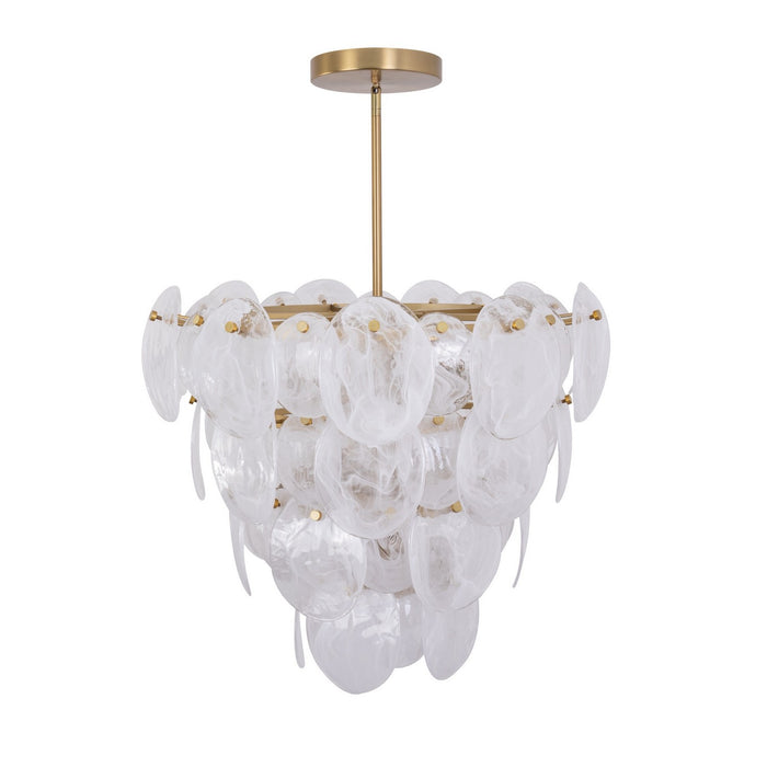 Artcraft - AC12212BR - 13 Light Chandelier - Lily - Brushed Brass