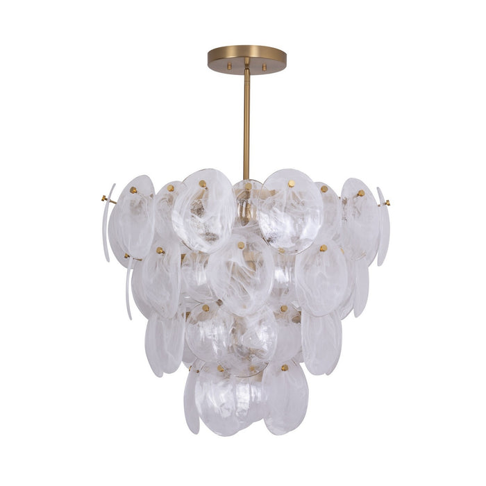 Artcraft - AC12212BR - 13 Light Chandelier - Lily - Brushed Brass