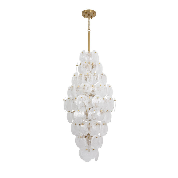 Artcraft - AC12219BR - 15 Light Chandelier - Lily - Brushed Brass