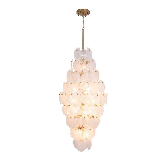 Artcraft - AC12219BR - 15 Light Chandelier - Lily - Brushed Brass