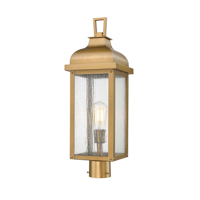 Artcraft - AC8183WB - One Light Outdoor Post Mount - Madrid - Weathered Brass
