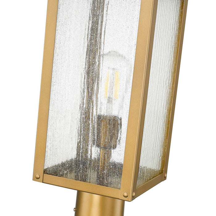 Artcraft - AC8183WB - One Light Outdoor Post Mount - Madrid - Weathered Brass