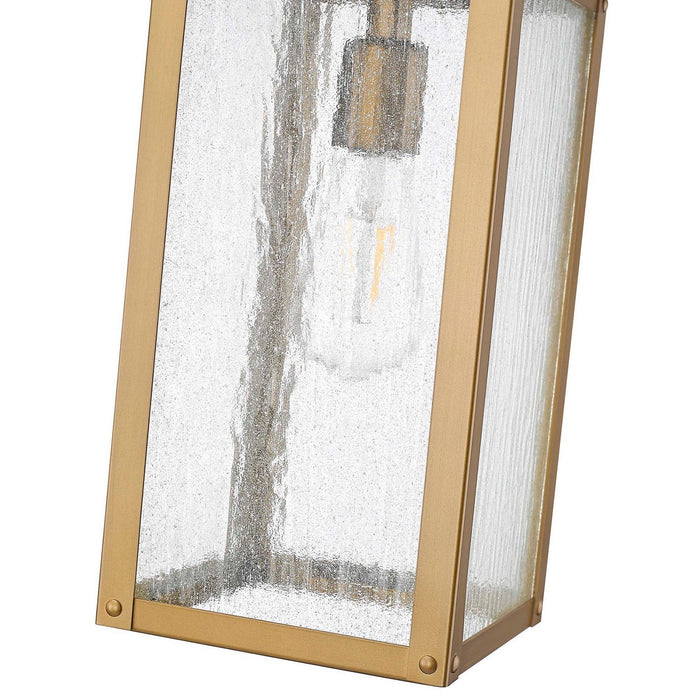 Artcraft - AC8185WB - One Light Outdoor Pendant - Madrid - Weathered Brass