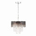 Artcraft - AC12051CS - Five Light Pendant - Bianca - Polished Nickel, Crystalline Smoke