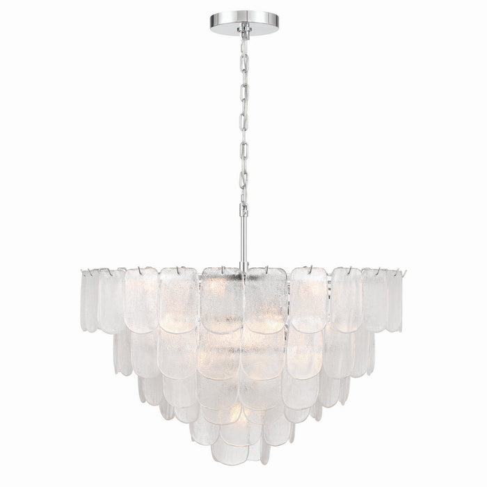 Artcraft - AC12053CR - 19 Light Chandelier - Bianca - Polished Nickel, Crystalline