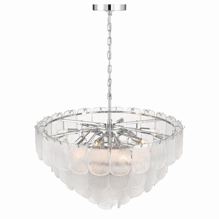 Artcraft - AC12053CR - 19 Light Chandelier - Bianca - Polished Nickel, Crystalline