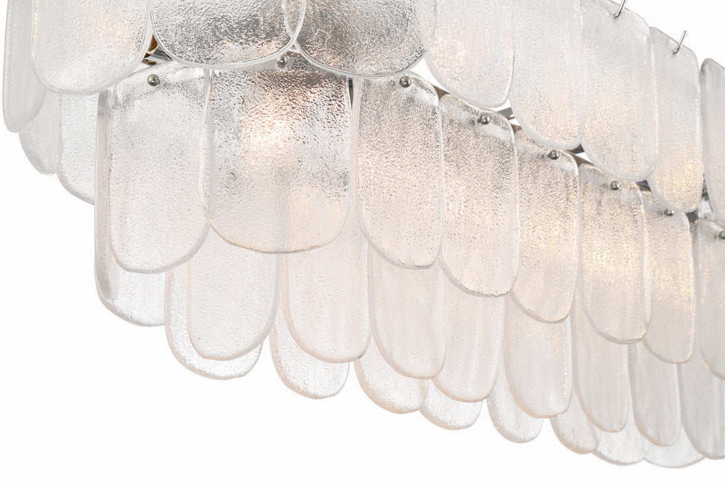 Artcraft - AC12054CR - 12 Light Island Pendant - Bianca - Polished Nickel, Crystalline