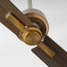 Quorum - 30562-47 - 56 Inch Patio Fan - Twain - Brushed Brass