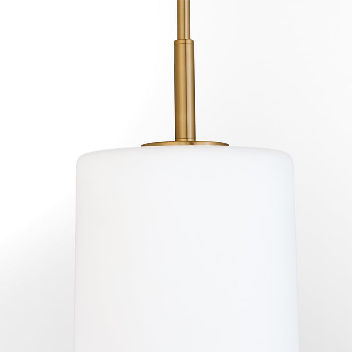 Quorum - 3307-47 - One Light Pendant - Rutherford - Brushed Brass