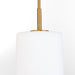 Quorum - 3307-47 - One Light Pendant - Rutherford - Brushed Brass