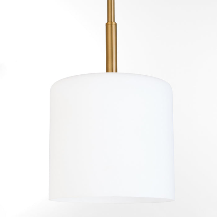 Quorum - 3307-47 - One Light Pendant - Rutherford - Brushed Brass