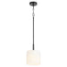 Quorum - 3307-59 - One Light Pendant - Rutherford - Matte Black