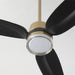 Quorum - 34583-80 - 58 Inch Patio Fan - Exodus - Aged Brass w/ MB downrod