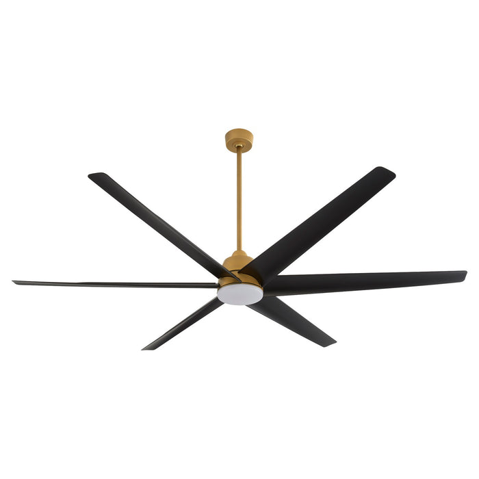 Quorum - 35846-47 - 84 Inch Patio Fan - Spree - Brushed Brass