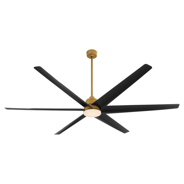 Quorum - 35846-47 - 84 Inch Patio Fan - Spree - Brushed Brass