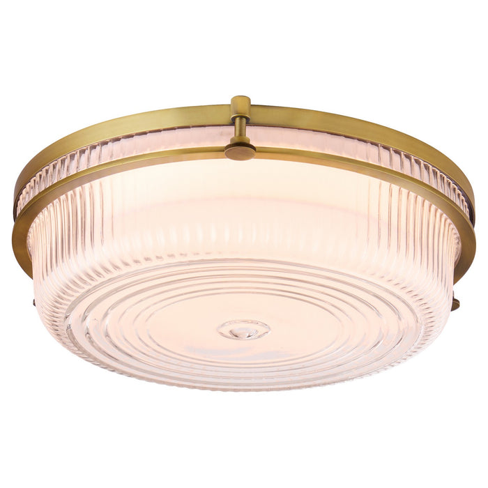 Quorum - 368-14-47 - LED Ceiling Mount - Emory - Brushed Brass
