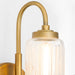 Quorum - 5015-1-47 - One Light Wall Mount - Whitmire - Brushed Brass