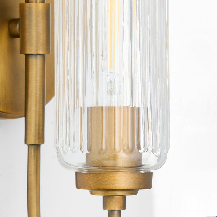 Quorum - 5015-1-47 - One Light Wall Mount - Whitmire - Brushed Brass