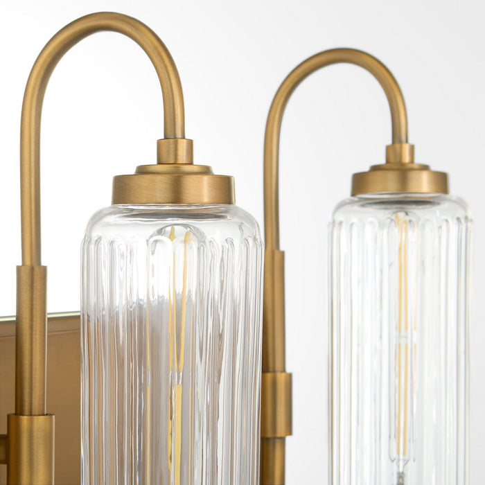 Quorum - 5015-3-47 - Three Light Vanity - Whitmire - Brushed Brass