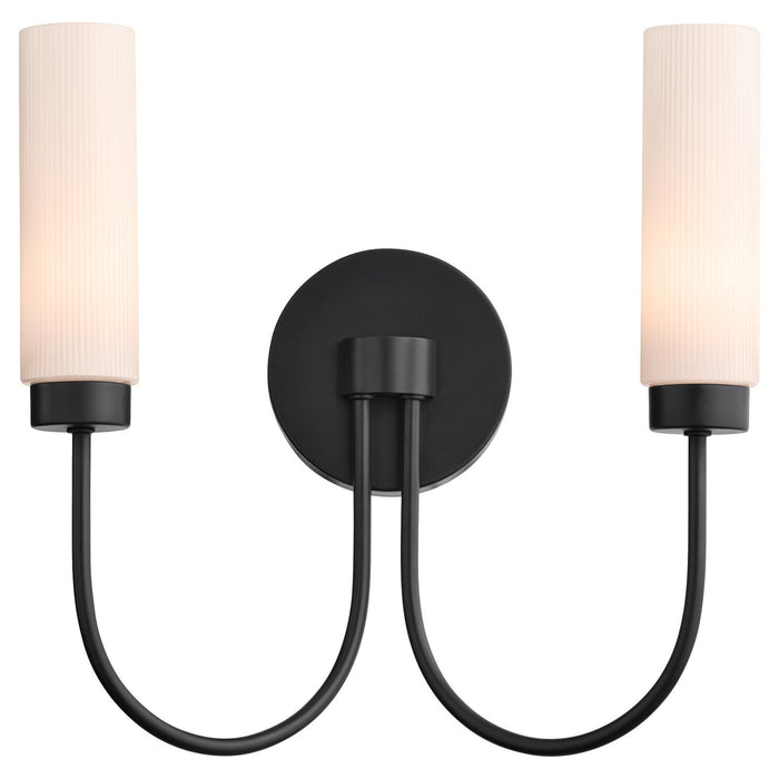 Quorum - 5024-2-59 - Two Light Wall Mount - Jerome - Matte Black