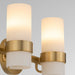 Quorum - 5169-2-47 - Two Light Vanity - Sojourn - Brushed Brass