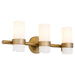 Quorum - 5169-3-47 - Three Light Vanity - Sojourn - Brushed Brass