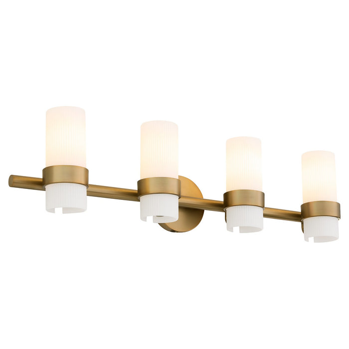 Quorum - 5169-4-47 - Four Light Vanity - Sojourn - Brushed Brass