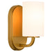 Quorum - 5307-1-47 - One Light Wall Mount - Rutherford - Brushed Brass