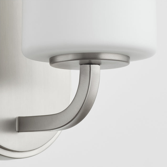 Quorum - 5307-1-65 - One Light Wall Mount - Rutherford - Satin Nickel