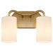 Quorum - 5307-2-47 - Two Light Vanity - Rutherford - Brushed Brass