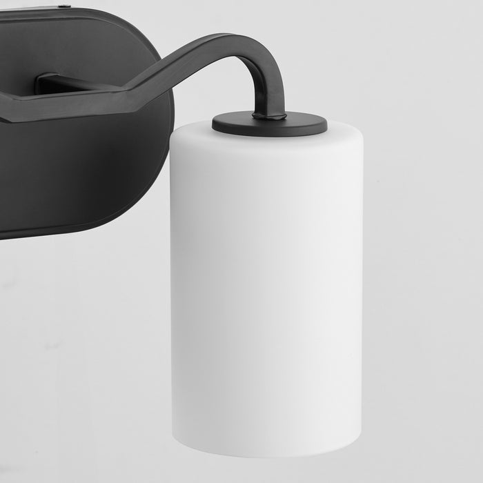 Quorum - 5307-2-59 - Two Light Vanity - Rutherford - Matte Black