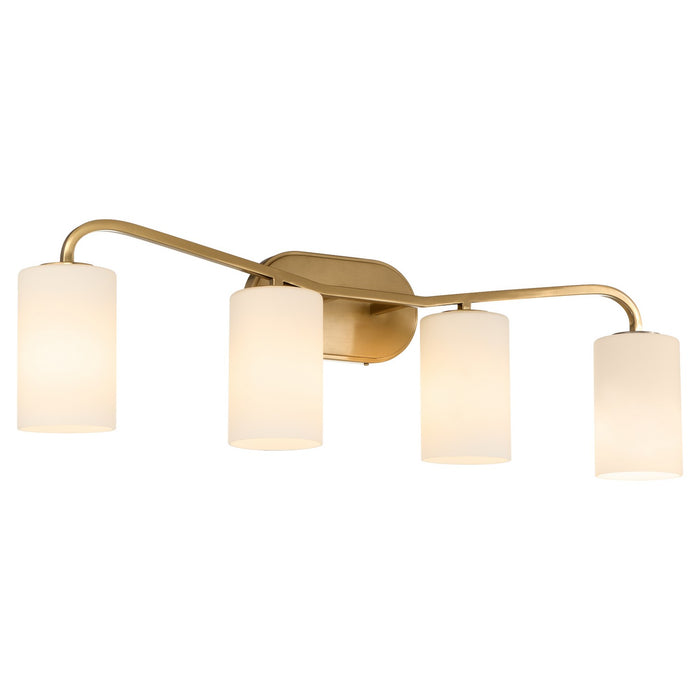 Quorum - 5307-4-47 - Four Light Vanity - Rutherford - Brushed Brass