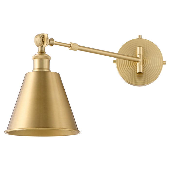 Quorum - 5320-1-80 - One Light Wall Mount - Bailey - Aged Brass