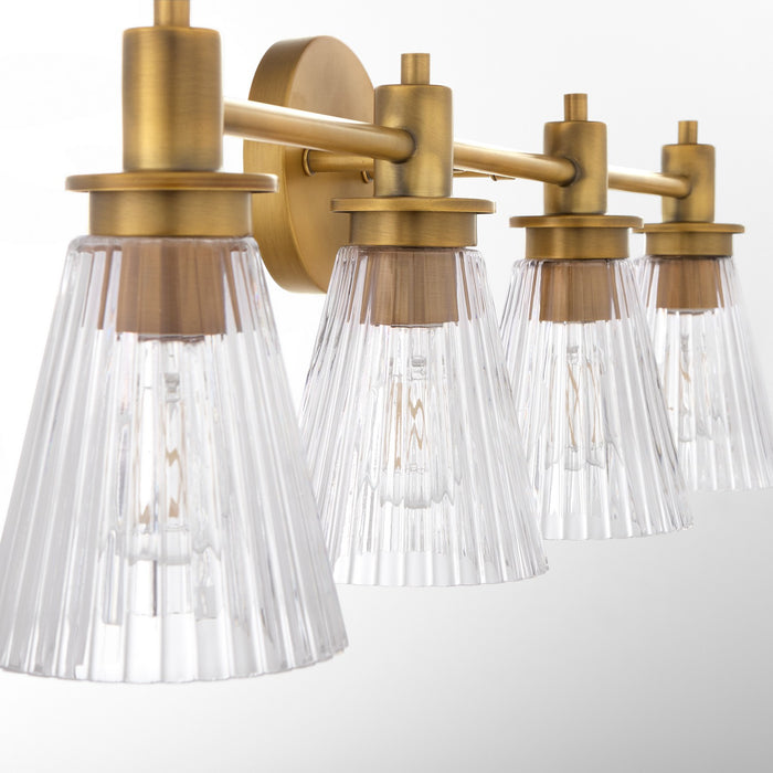 Quorum - 5803-4-47 - Four Light Vanity - Lawton - Brushed Brass