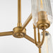 Quorum - 6015-3-47 - Three Light Chandelier - Whitmire - Brushed Brass