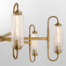 Quorum - 6015-6-47 - Six Light Chandelier - Whitmire - Brushed Brass