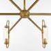 Quorum - 6015-6-47 - Six Light Chandelier - Whitmire - Brushed Brass