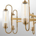 Quorum - 6015-8-47 - Eight Light Chandelier - Whitmire - Brushed Brass