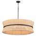 Quorum - 6123-8-59 - Eight Light Pendant - Fairview - Matte Black