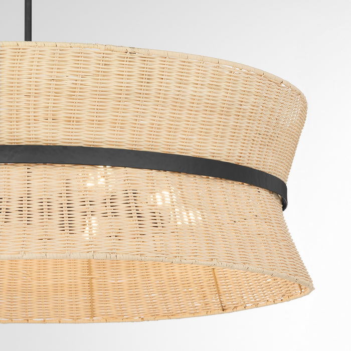 Quorum - 6123-8-59 - Eight Light Pendant - Fairview - Matte Black