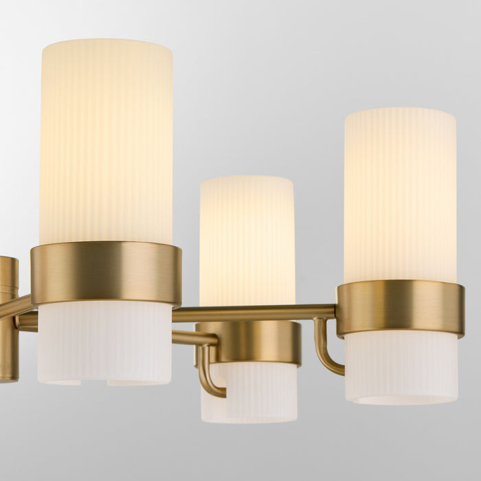 Quorum - 6169-6-47 - Six Light Chandelier - Sojourn - Brushed Brass