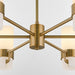 Quorum - 6169-6-47 - Six Light Chandelier - Sojourn - Brushed Brass