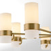 Quorum - 6169-8-47 - Eight Light Chandelier - Sojourn - Brushed Brass