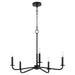 Quorum - 6307-5-59 - Five Light Chandelier - Rutherford - Matte Black